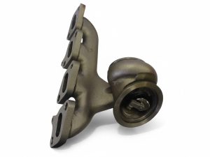 Chevrolet Cruze / Opel Astra turbine housing with integrated exhaust manifold 781504 / 55565353, turbine outlet with wastegate flap — Hatach Turbo, Ultimate Autoparts SA