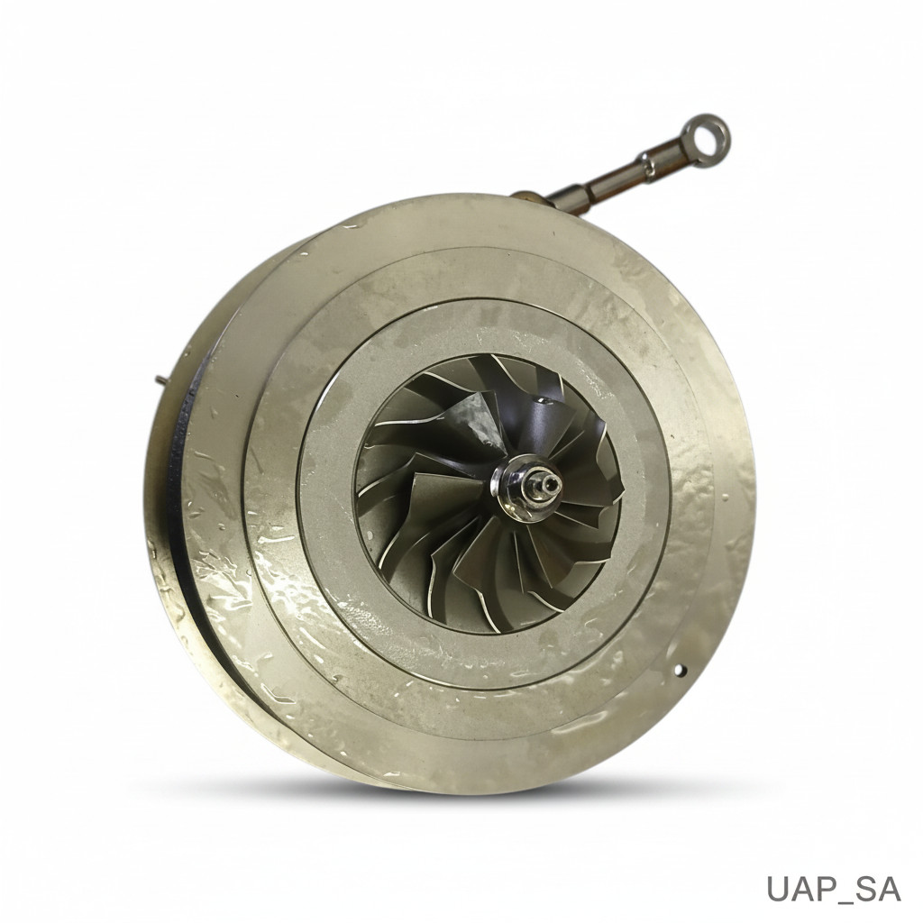 Ford Ranger 3.2 TDCi turbo core 812971-0002 / 798166-0007, compressor side view — Hatach Turbo, Ultimate Autoparts SA