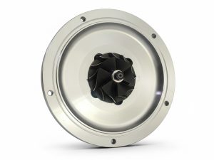 Nissan Navara D22 2.5 YD25DDTi turbo core 14411-MB40B / VA420125, compressor side with backplate — Hatach Turbo, Ultimate Autoparts SA